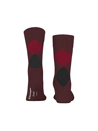 BURLINGTON | Chaussettes homme DUNDEE 40-46 denim mel | dunkelrot